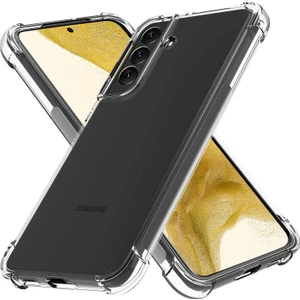 CaseWorld Samsung Galaxy S22 Plus Kapak Kamera Korumalı Şeffaf Airbag Antishock Köşe Korumalı Silikon Kılıf