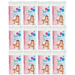 Ipek Maxi Bebek Temizleme Pamuğu 60 Lı x 12 Paket
