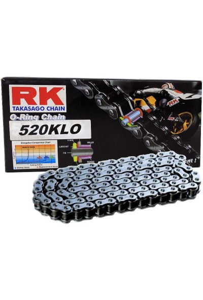 RK Kawasaki Kx 125 Rk O-Ring Zincir 520 Klo 110L 1999 - 2003