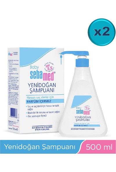 Sebamed Bebek Şampuanı 500ML Pompalı (Yenidoğanlar Için) (2 Li Set)
