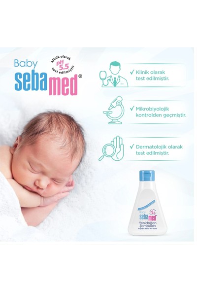 Sebamed Bebek Şampuanı 500ML Pompalı (Yenidoğanlar Için) (2 Li Set)