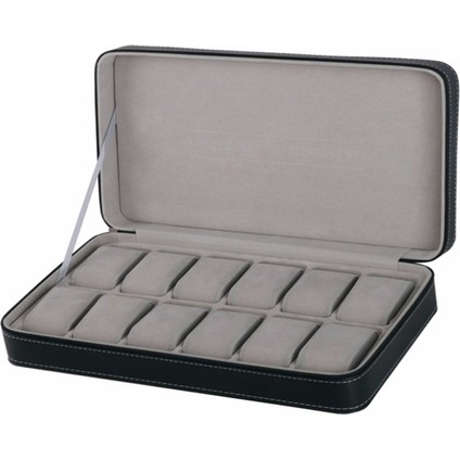 12 Bit Fermuar Izleme Kutusu Depolama Ekran Kutusu Pu Fermuar Çanta Izleme Kutusu (Yurt Dışından)