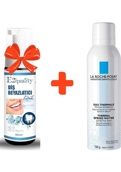 E2'quality Diş Köpük + La Roche Posay Termal Su 150 ml