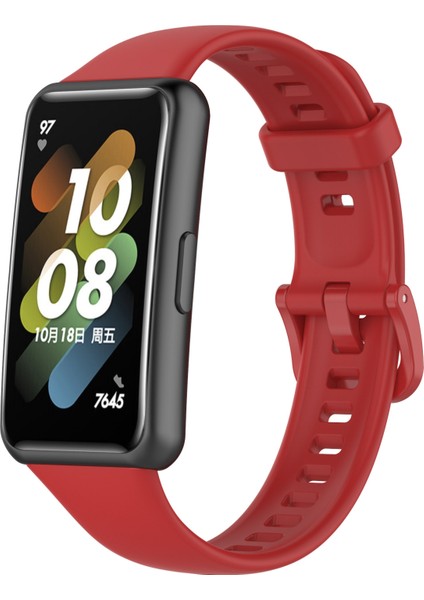 Huawei Grubu Için Silikon Izleme Grubu 7 Kirmizı( Yurt Dışından )