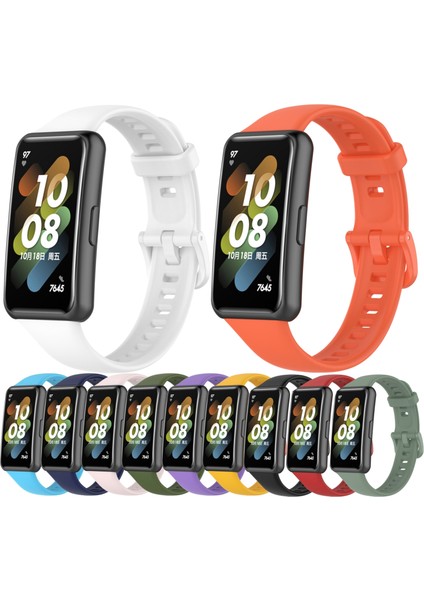 Huawei Grubu Için Silikon Izleme Grubu 7 Kirmizı( Yurt Dışından )