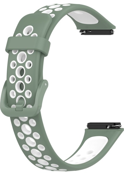 Huawei Band 7/7 Nfc Işık Yeşil+Beyaz Için Nefes Alabilir Silikon Izleme Bandı( Yurt Dışından ) modelleri