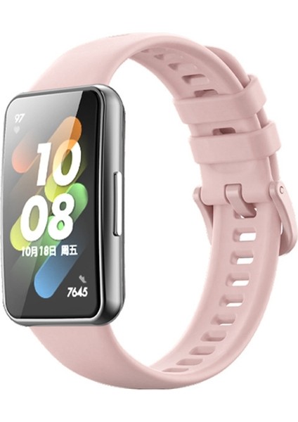 Huawei Band 7 / Honor Band 7 Rose Pink Için Silikon Izle Band( Yurt Dışından )