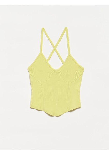 10218 Askılı Atlet-Lime