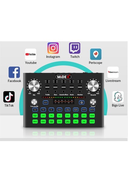 BM800 Live Plus Set Efektli Ses Kartı Mikrofon Stand Kayıt Canlı Yayın Seti (PC ve Telefon) indirimleri