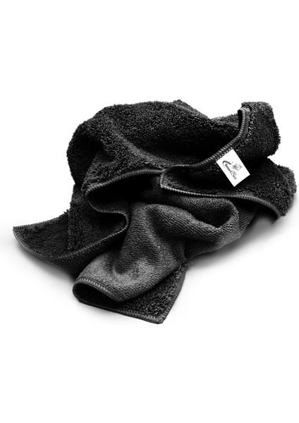 Mikrofiber Çift Yüzlü Araç Kurulama Bezi 40 x 60 440 gr/m2 Antrasit