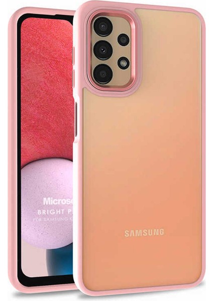Samsung Galaxy A52 Kılıf Bright Planet Rose Gold