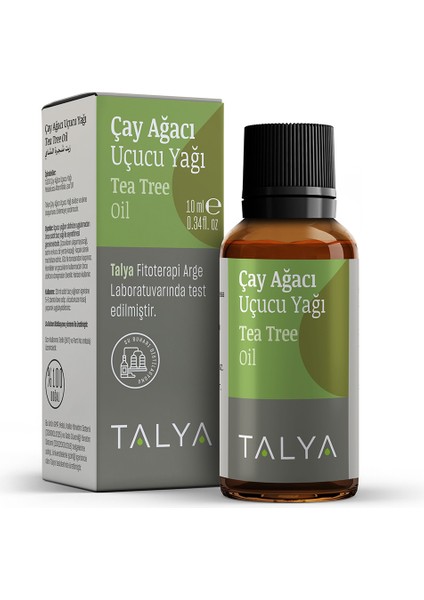 Çay Ağacı Uçucu Yağı (Tea Tree Essential Oil), %100 Saf ve Doğal, 10 ml