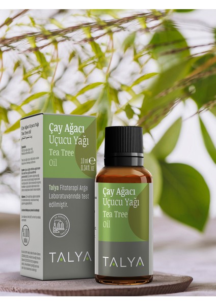 Çay Ağacı Uçucu Yağı (Tea Tree Essential Oil), %100 Saf ve Doğal, 10 ml