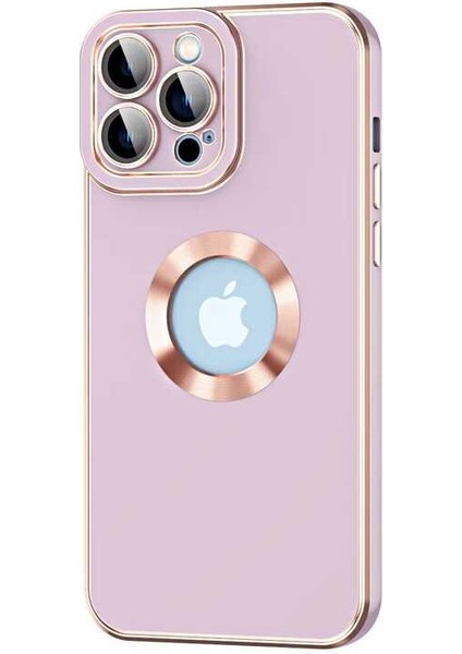 Apple iPhone 12 Pro Kılıf Logo Açık Kristal Kapak