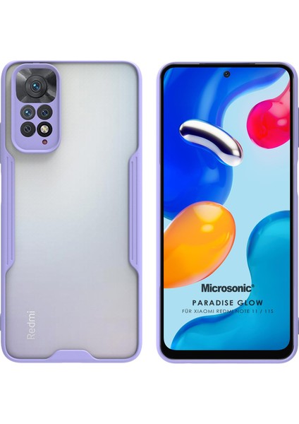 Xiaomi Redmi Note 11S Kılıf Paradise Glow Lila
