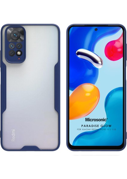 Xiaomi Redmi Note 11S Kılıf Paradise Glow Lacivert