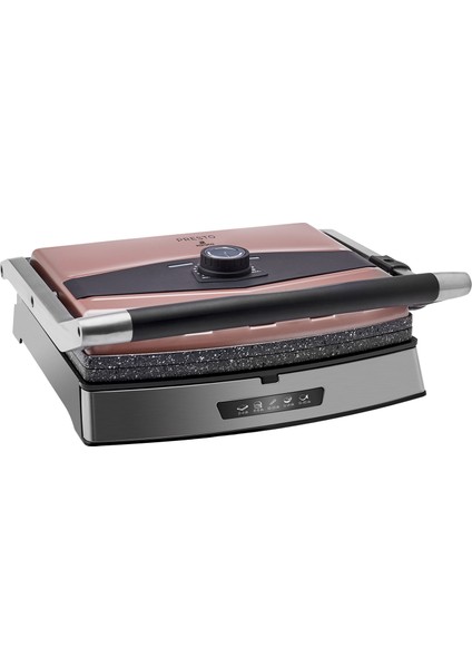 Presto 2001 Izgara ve Tost Makinesi Rose Gold 2000 W 6 Dilimli