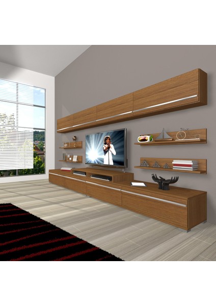 Ekoflex 360Y Mdf Tv Ünitesi Tv Sehpası - Naturel Ceviz