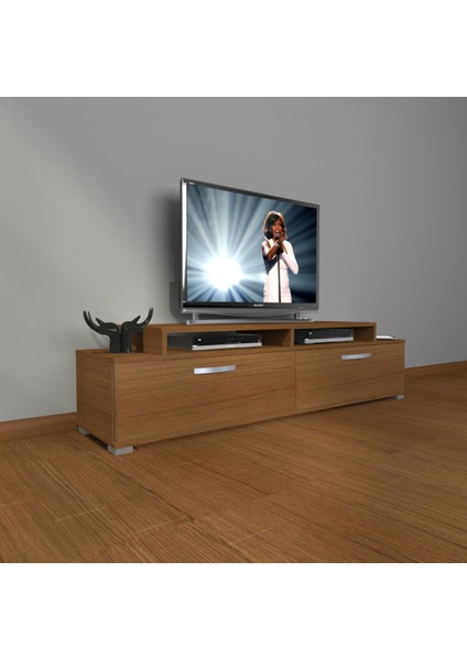 Ekoflex 4 Slm Tv Ünitesi Tv Sehpası - Naturel Ceviz