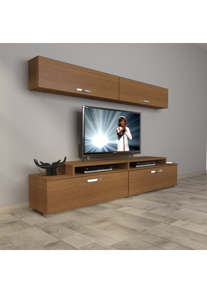 Ekoflex 5 Slm Tv Ünitesi Tv Sehpası - Naturel Ceviz