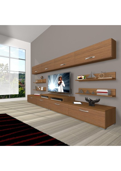 Ekoflex 360Y Slm Tv Ünitesi Tv Sehpası - Naturel Ceviz