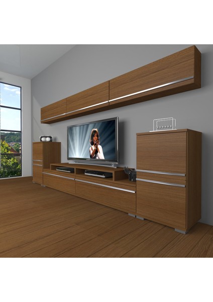 Ekoflex 9 Mdf Tv Ünitesi Tv Sehpası - Naturel Ceviz
