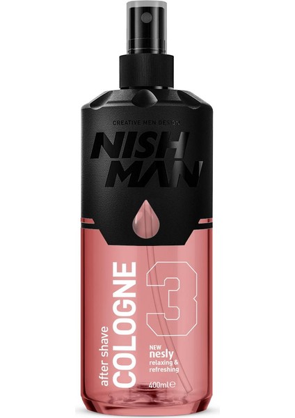Nıshman Traş Sonrası Kolonya 3 Nesly 400 ml