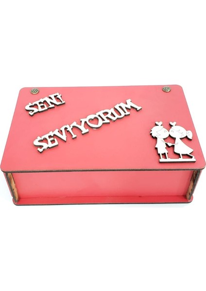 Ahşap Seni Seviyorum Kutu
