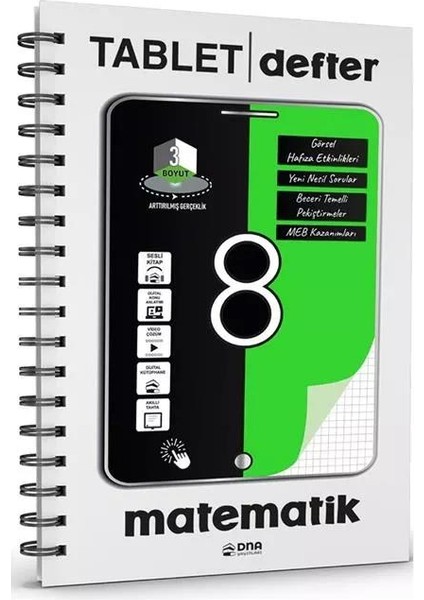 8. Sınıf LGS Matematik Tablet Defter