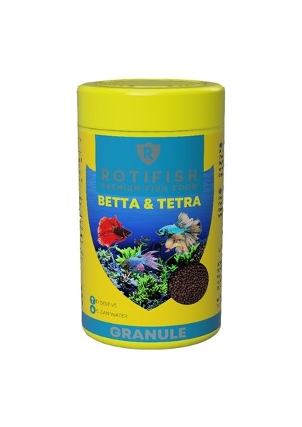 Betta & Tetra Food Beta Balık Yemi 100 ml 36 Gram
