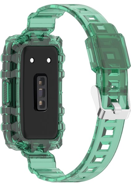 Huawei Band 7 Yeşil Şeffaf Silikon Me Bandı (Yurt Dışından) fırsatları