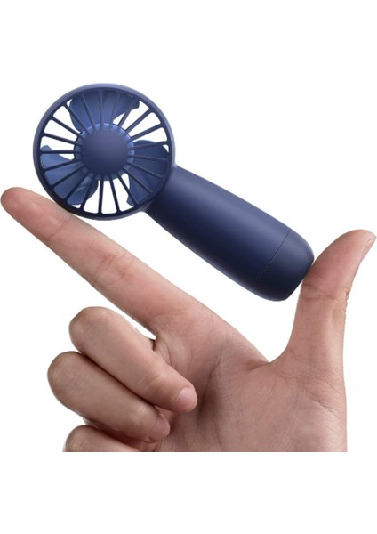 Mini El Tipi Fan Askılı Taşınabilir Pille Çalışan Fan 3000MAH Şarj Edilebilir Pilli Kişisel Cep Fanı 5-10 Saat Çalışma Süresi(Yurt Dışından)