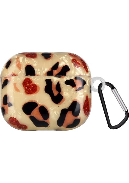 Sarı Leopar Için Kanca ile Boyalı Kulaklık Çantası (Yurt Dışından)