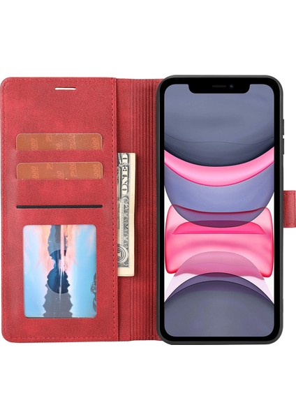 Iphone 11 Pro Max Red Için Clic Deri Kılıf