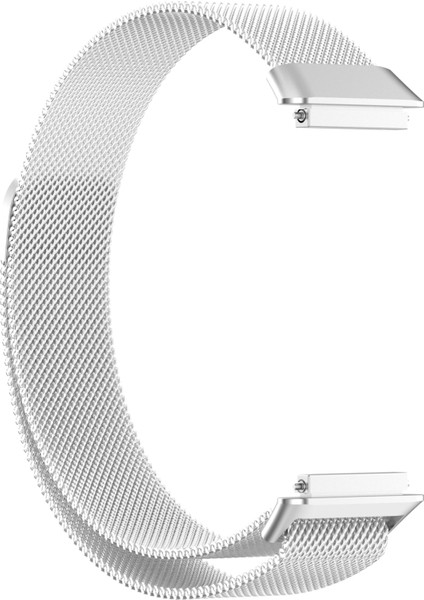 Huawei Band 7 Silver Için Milan Manyetik Saat Grubu(Yurt Dışından)