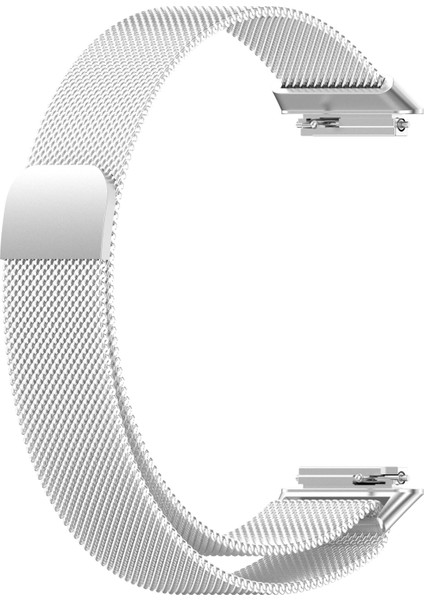 Huawei Band 7 Silver Için Milan Manyetik Saat Grubu(Yurt Dışından)