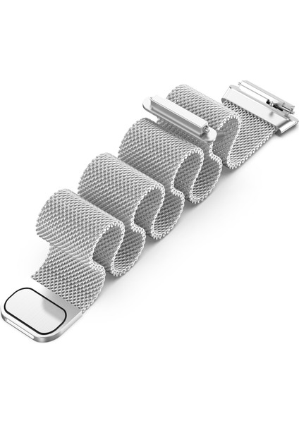 Huawei Band 7 Silver Için Milan Manyetik Saat Grubu(Yurt Dışından)