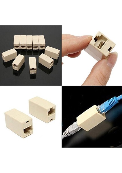 Adsl Kablo Uzatma Aparatı RJ45 Ek Cat5 Cat6 Ara (Köprü) - Gri
