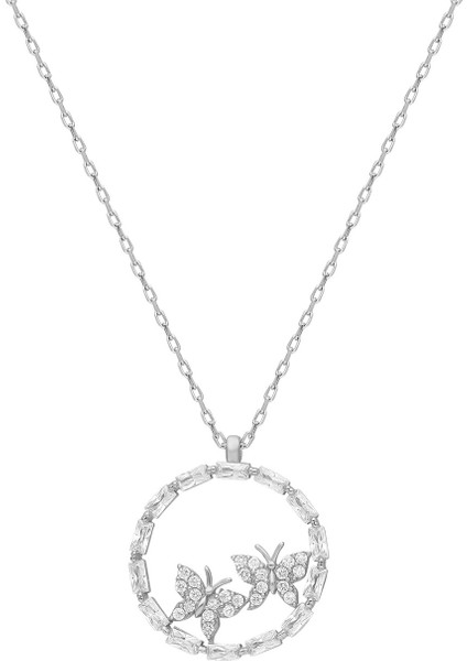 Gümüş Kelebek Kolye