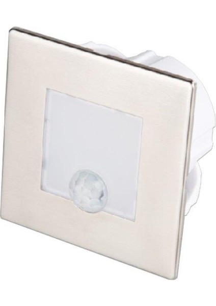 CT-5173 1.5 Watt Saten Kasa Sensörlü Koridör Armatürü Beyaz