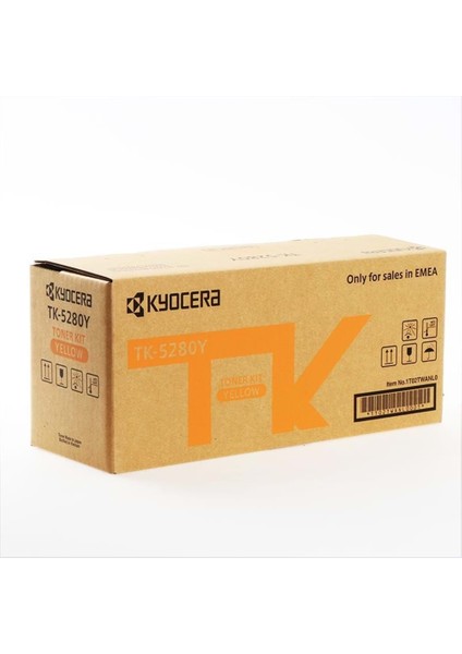 TK-5280 P6235/M6635 Sarı Toner Orjinal 11.000 Sayfa 1T02TWANL0