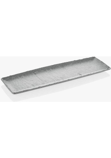41024.GG - Polaris Gri Granit Efektli 6'lı Servis Tabağı 53x16,2 cm, Thermoset Melamin fiyatları