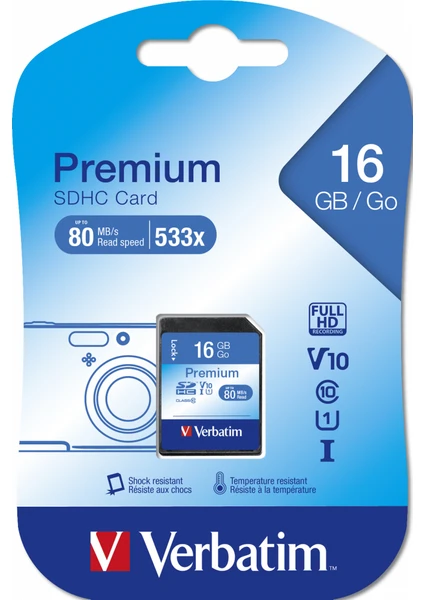 Premium U1 Sdhc 16 GB Hafıza Kartı