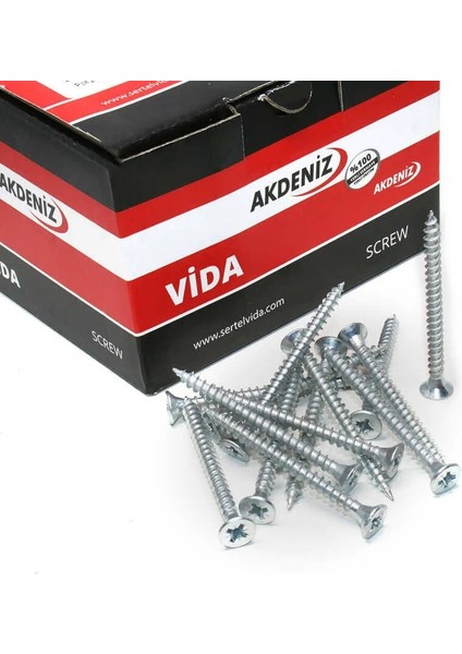 Sunta Vidası 6.0x120 Çinko 100 Adet