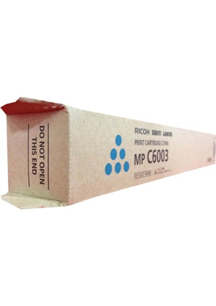 Rıcoh MP-C4503/4504/5503/6003/6004 Mavi Toner Orjinal 22.500 Sayfa 841856