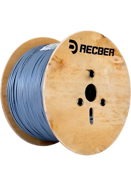 500M Reçber Cat 6 Data Kablosu SL400 U23 6 U/utp 4X2X23AWG Gri