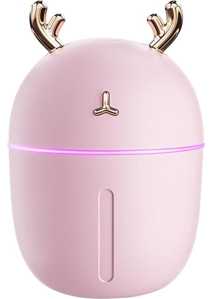 Ayarlanabilir Sis Modu ve Renkli Gece Işık Pembe ile USB Nemlendirici (Yurt Dışından)