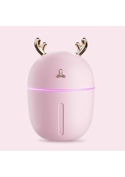 Ayarlanabilir Sis Modu ve Renkli Gece Işık Pembe ile USB Nemlendirici (Yurt Dışından)