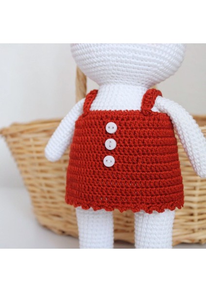 Mesmerizingshopp Amigurumi Tavşan Bebek Uyku Arkadaşı