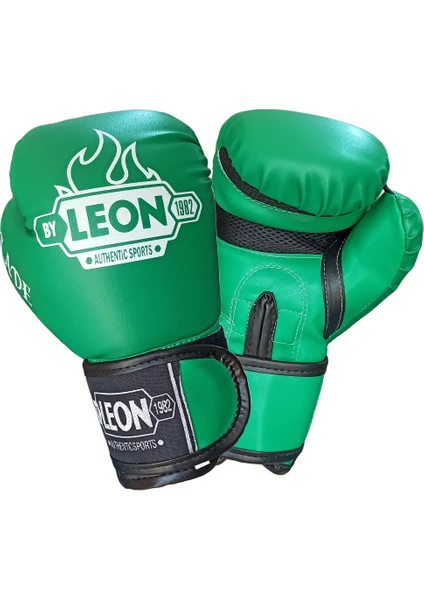 By Leon 1982 Leon Blade Training Boks, Kick Boks ve Muay Thai Eldiveni Yeşil 8 Oz